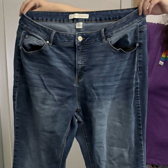 Cato Blue Straight Leg Jeans - Picture 1 of 2